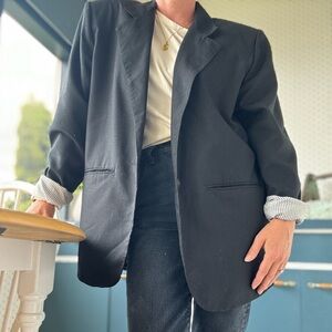 90s Pelican Cove Blazer Jacket with Shoulder Pads